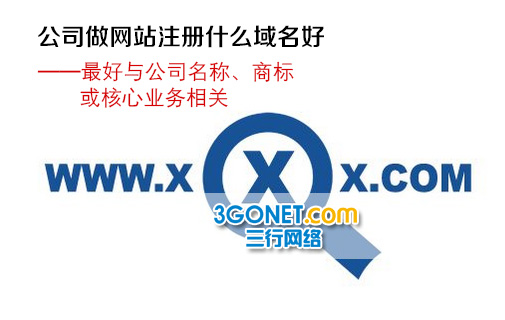 公司做網(wǎng)站注冊什么域名好